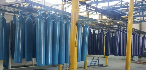 Elektrostatik toz boya ve kumlama uygulaması 14