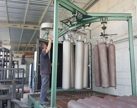 Elektrostatik toz boya ve kumlama uygulaması 33